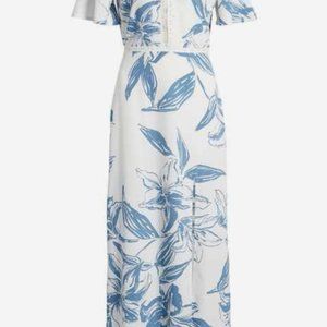 NEW with Tags - Amuse Society Seaside Floral White/Blue Dress - US Size Small